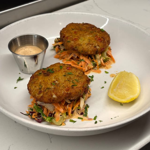 Crab Cakes.
