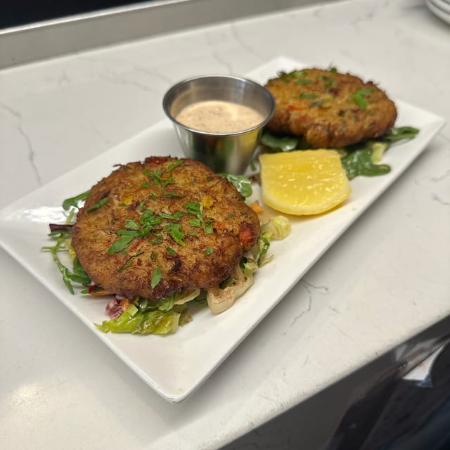 Crab Cakes.