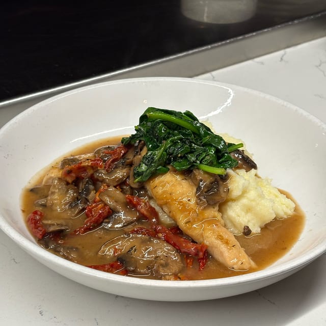 Chicken Marsala.
